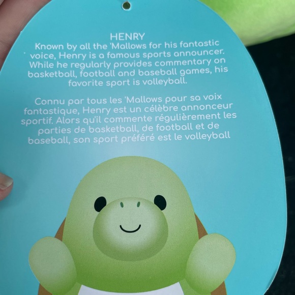 NWT 12” Henry Hugmee Squishmallow - Picture 4 of 4